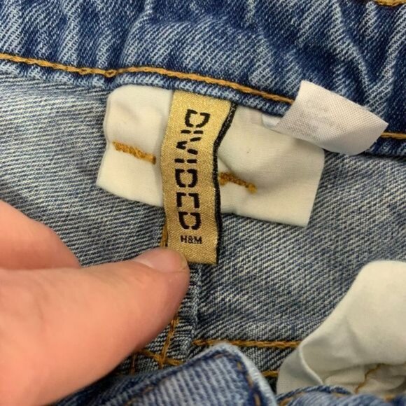 H&M Divided Womens Blue Denim Jeans Size 10 - Picture 3 of 5